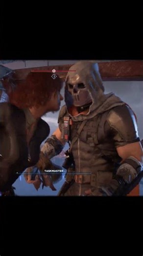 Black Widow vs Taskmaster #avengers #marvel #blackwidow #shorts