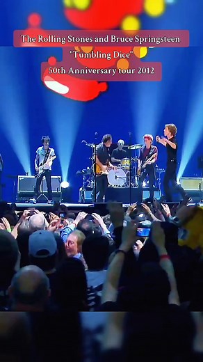 Rolling Stones 50th Anniversary tour 2012 - Tumbling Dice with Bruce Springsteen #therollingstones #classicrock #70srock #70smusic #brucespringsteen | Shannon Graham
