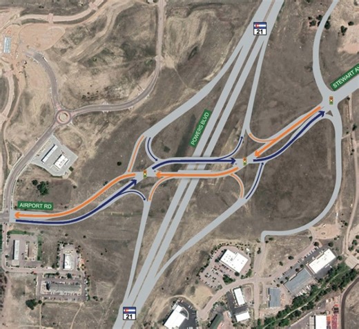 CDOT reaches halfway point in $46 million overpass project at Powers & Airport in Colorado Springs