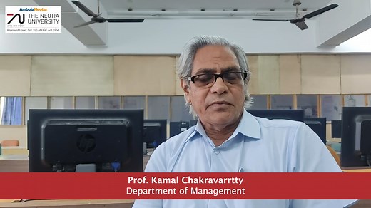 Prof. Chakravarrtty explores the vast scope of MBA in Agri Business and how this specialized program at our university is preparing future professionals for the dynamic management careers in the Agri Business domain. | The Neotia University