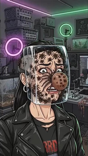 spider girl in USA #scary