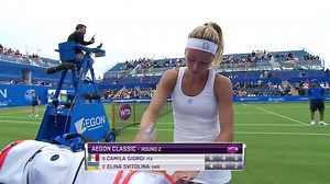 Camila Giorgi upsets Svitolina 6-4, 4-6, 6-2! Secures a spot in #AegonClassic Quarterfinals! | WTA