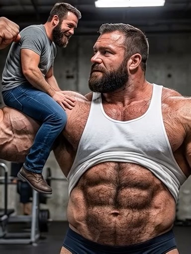 Riding biceps https://www.deviantart.com/liftmeup69 #giant #bodybuilders #featsofstrength #hulk #bobybuilder #liftcarry #biceps #macro #bodybuilder