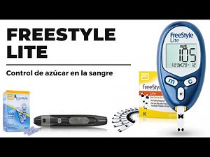 Measure your blood sugar level with the FreeStyle Lite meter