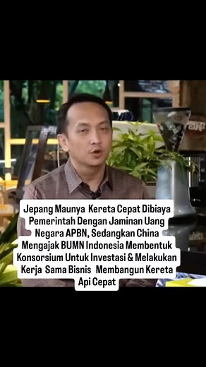 1.4K reactions · 514 comments | Jepang Maunya Kereta Cepat Dibiaya Pemerintah Dengan Jaminan Uang Negara APBN, Sedangkan China Mengajak BUMN Indonesia Membentuk Konsorsium Untuk Investasi & Melakukan Kerja Sama Bisnis Membangun Kereta Api Cepat #whoosh #kereta #jokowiselaludihati❤ #fypppppppppppppppppppppppppppppppppppppppppppppppppppppppppppppppppppppp #reels | Tom JI Pro | Facebook