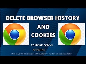 Browser History | How to Delete Browser History and Cookies on Google Chrome