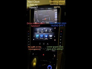 Infiniti Q50 Audio Off/ DCU issues and problems