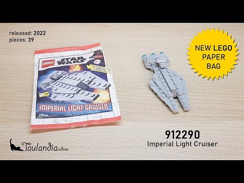 LEGO Star Wars 912290: Imperial Light Cruiser (2022 - new paper bag) - unboxing and speed building