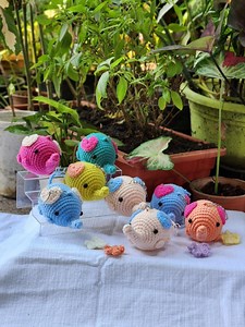 Crochet Chubby Elephant Keychain - Etsy