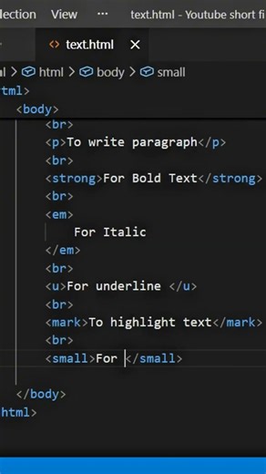 How to Write Text in HTML for Beginners | HTML Text Tags