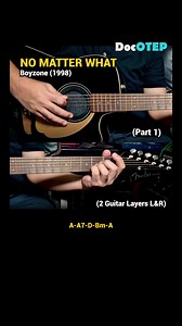 No Matter What - Boyzone (Easy Guitar Chords Tutorial with Lyrics) part 1 SHORTS REELS | Doc OTEP Studio