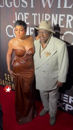 Taraji P. Henson & Cedric the Entertainer arrive at Broadway opening of JOE TURNER’S COME AND GONE