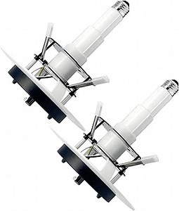 Soliseed 5/6 Inch Recessed Can Light Conversion Kit,for Ceiling Light Fixture,Pendant Light,Ceiling Fan Compatible.Instant Convert to Hanging Light, Black 2 Pack