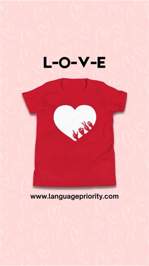 Language Priority on Instagram: "Looking for ASL + Valentine themed designs? 🤟🏼🩷 Here are some that I’ve illustrated over the last few years that all feature ASL/Deaf Culture on them. There are 12 designs available under the “LOVE” Collection in my shop!🫶🏼 Which design(s) are your favorite? Designs featured: 🩷 Spread Love & Kindness 🩵 L-O-V-E 💜 ILY with all my heart 💛 “I Love You” (Scribbles) 💚 ASL Slang Hearts 💙 ASL is my love language 🤍 IRLY ❤️ IRLY + Hearts 🧡 Deaf Kids Rock (Cand