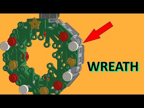 How to BUILD a LEGO Christmas Wreath Ornament