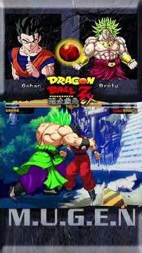 Gohan (adult) VS Broly (DBZ - Final Shinbutoden EX) #dragonballz #fighting #mugen #gohan #broly