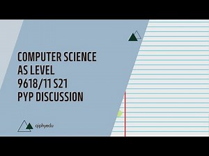 Computer Science | 9618 P11 May/June 2021 | Cambridge AS Level Past Year Paper Discussion | qiphyedu