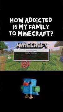 Minecraft addiction! #familygames