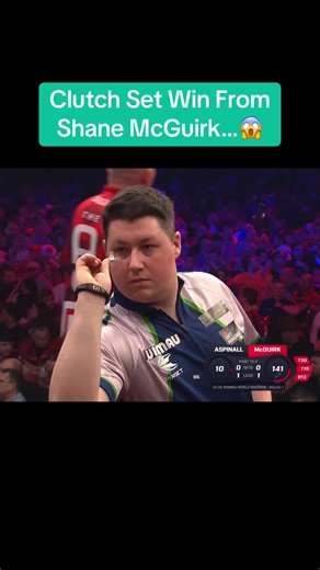What A Shot On Debut From Shane McGuirk…😱🎯 #darts #pdc #winmauworldmasters #lukelittler #nathanaspinall