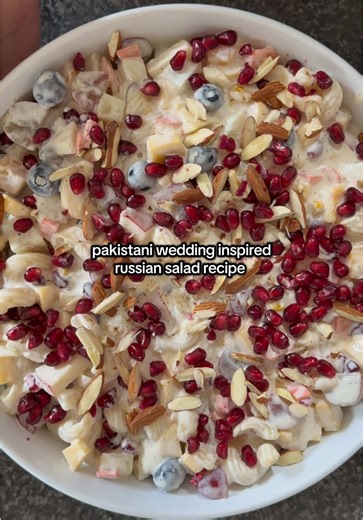 Delicious Pakistani Wedding Inspired Russian Salad Recipe