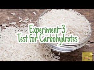 Test for Carbohydrates | Science Experiment at home | Alternative to Starch-Iodine test |