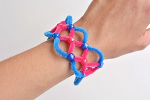 Pipe Cleaner Bracelet | 4 Strand Pipe Cleaner Bracelets