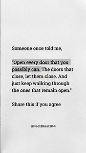 Keep Walking Through Open Doors 🚪✨ #LifeLessons #Motivation #Mindset #Success #Wisdom