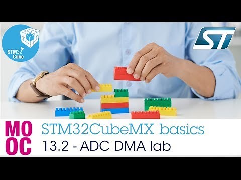 STM32CubeMX basics: 13.2 STM32Cube HAL labs ADC - Lab ADC DMA