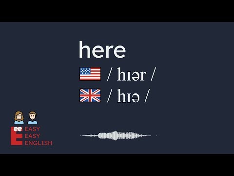 How to pronounce here? US English UK English IPA Audio Waveform 👩👨 How to say here correctly?