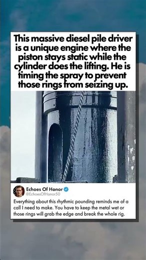 WHY HE IS SPRAYING OIL MANUALLY