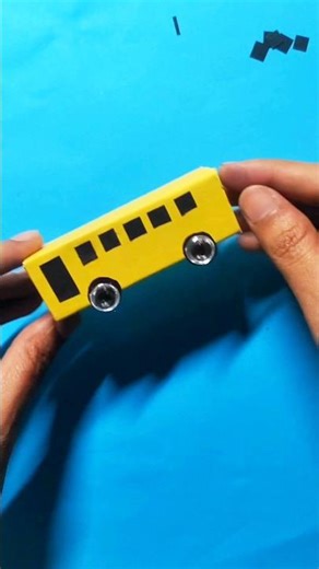 How to Make a Paper Bus at Home 🚌