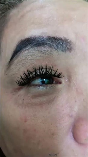 Eyebrow threading & Eyelash extensions #beauty #fyp