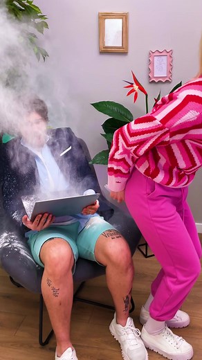 Hilarious Fake Fart Prank with Baby Powder