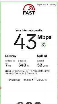 Is your internet slow? Check your speed live! #Shorts #Fastcom