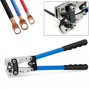 Heavy Duty Battery Cable Crimping Tool Wire Lugs Crimper Terminal Copper Lugs  | eBay UK