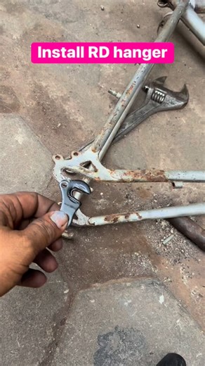 Anung Wedhe Bikes on Instagram: "kustom anting RD di frame sepeda tanpa anting RD . #aw54cycle #bicyclerapair #cyclinglife"