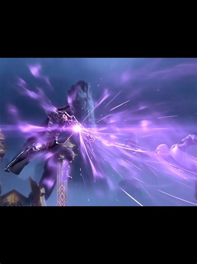 Расколотая битвой синева небес# Дунхуа# аниме#