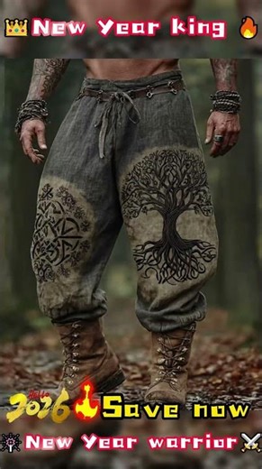 🛶 Nordic Viking Look — Must-Have Men’s Outfit for the New Year 💥