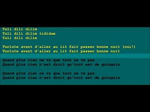 Quand plus rien ne va (la turlute) - Mes souliers sont rouges : chant vertical