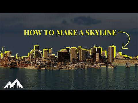 How to design a City Skyline - in Minecraft