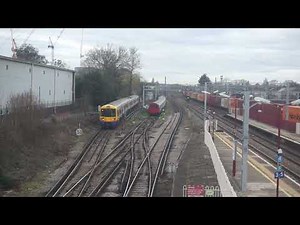 London Overground: Watford Jct bound Class 378 Watford DC Line Train leaving Harrow & Wealdstone