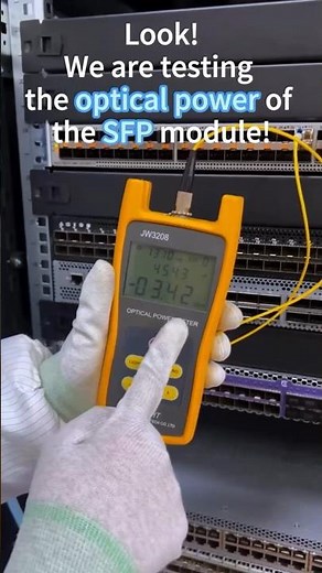 Optical Module Power Test#optical #TX power#RX power#test