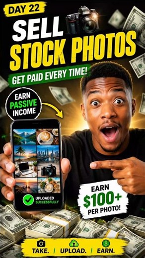 Sell Your Photos Online and Earn Passive income #passiveincome #shorts
