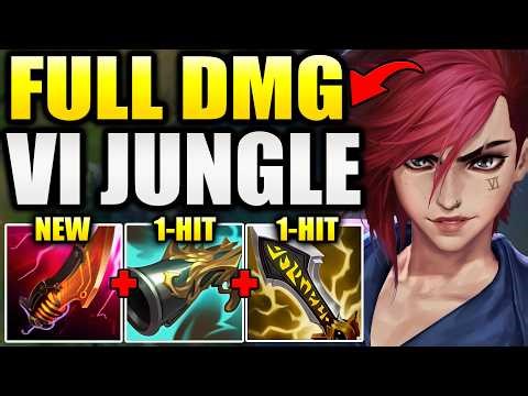 FULL DAMAGE VI JUNGLE ONE-SHOTS EVERYTHING! (Penta Kill)