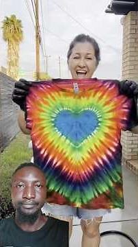 Heart ❤️ Tiedye Shirt Tutorial #tiedye #tutorial #diy