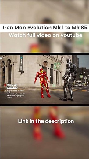 Iron Man Suit Evolution: Which is the Strongest? 😱 #ironman #3dcomparison #shorts #ironmanevolution