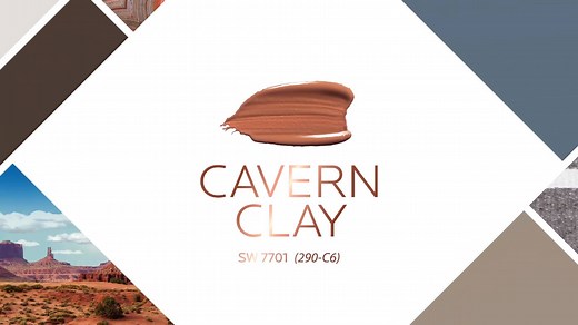 9.9K views · 92 reactions | Combining the American West aesthetic with a contemporary twist, the 2019 Color of the Year is a force to be reckoned with. bit.ly/2jkAc0r : Cavern Clay SW 7701 | Sherwin-Williams | Facebook