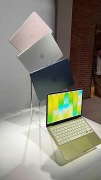 Hands on with the colors of the MacBook Neo!