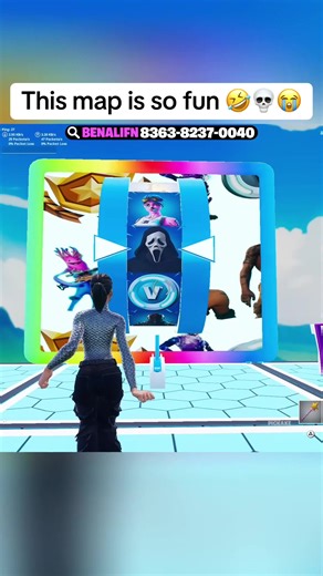 This map is so fun 🤣 | New Skin Map & It’s crazy 🤯✅ #fortnite #bestmap #1v1map