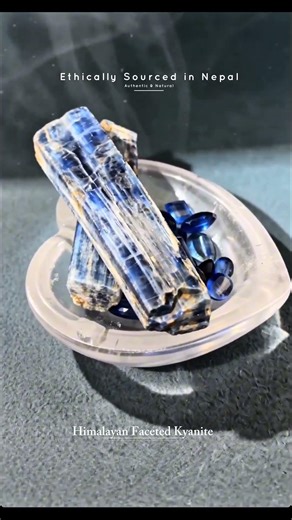 Faceted Kyanite | Authentic Himalayan Gems from Nepal 🏔️💎